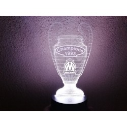 Lampe Led OM (coupe league des champions effet 3D)