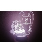 Lampe Led OM (coupe league des champions avec logo OM)