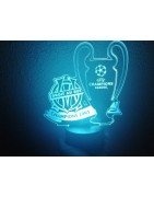 Lampe Led OM (coupe league des champions avec logo OM)