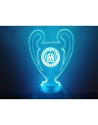 Lampe Led OM  (coupe league des champions logo rond OM)