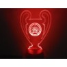 Lampe Led OM  (coupe league des champions logo rond OM)