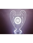 Lampe Led OM  (coupe league des champions logo rond OM)