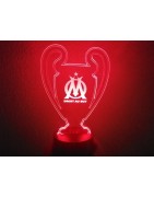 Lampe Led OM (coupe league des champions logo OM)