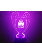 Lampe Led OM (coupe league des champions logo OM)