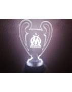 Lampe Led OM (coupe league des champions logo OM)