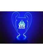 Lampe Led OM (coupe league des champions logo OM)