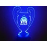 Lampe Led OM (coupe league des champions logo OM)