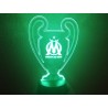 Lampe Led OM (coupe league des champions logo OM)