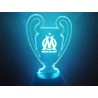 Lampe Led OM (coupe league des champions logo OM)