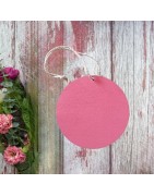 Panneau de porte en bois st valentin "hello love" parapluie