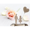 Marque table couple et ballon coeur