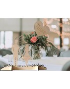 Marque table couple et ballon coeur