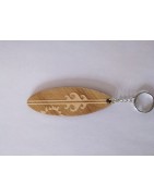 Porte clefs surf bois