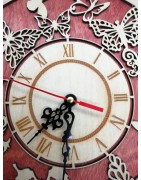 Horloge papillons