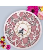 Horloge papillons