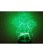 Lampe bouquet de roses fête des mères